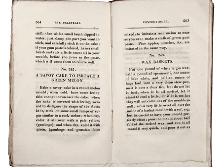 The Practical Confectioner, James Cox, 1822 [SB 6415 Cox]