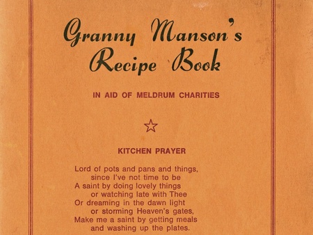 Granny Manson's Recipe Book, Isabel Manson, 1973 [LpA M15 Man]