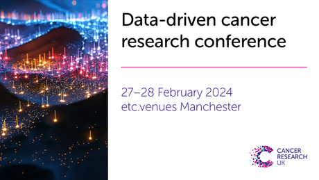 Cancer research UK: Data-driven cancer research conference logo