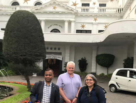 Dr Abu Eid, Dr Green, Professor Jayasinghe in Columbo