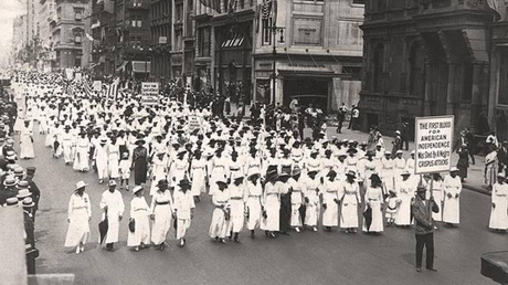 Silent Parade in New York City - 1917