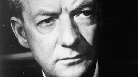Benjamin Britten - black and white portrait