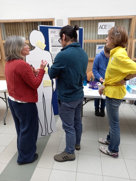 ACE members talking with members of the public at Doors Open Day