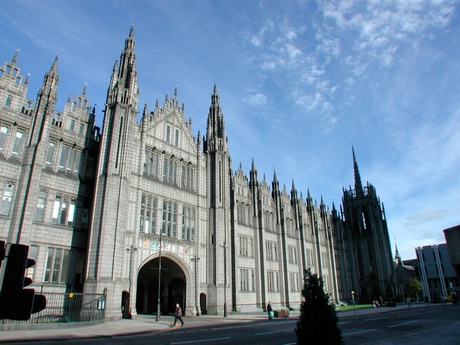 Marischal College recognised for pharmacology research which took place there