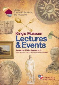 King's museum lecture poster