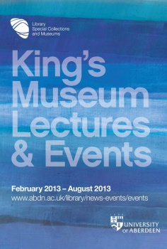 King's museum lecture poster 2013