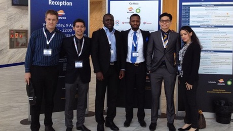 Subsea Engineering students at the Marine, Construction & Engineering Deepwater Development conference in Madrid