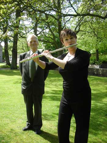 Professor Derek Ogston and Kay Ritchie