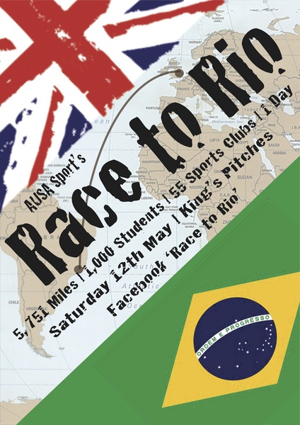 Hundreds of University of Aberdeen students will take part in the 'Race to Rio' on Saturday (May 12)