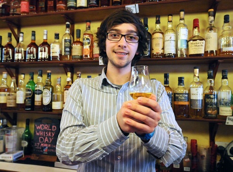 Toasting Success: University of Aberdeen student Blair Bowman says World Whisky Day is going from strength to strength