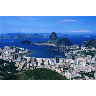 aerial view of Rio de Janeiro