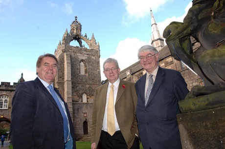 Prof Cairns Craig, Mike Russell and Martin Mansergh