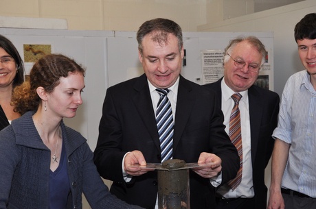 Cabinet Secretary for Rural Affairs and the Environment Richard Lochhead MSP at the official opening of Oceanlab 2