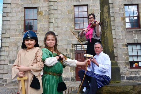 The May Festival launched in front of the Old Town House
