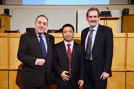Alex Salmond, Professor Lai Desheng and Professor Ian Diamond