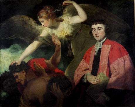 Dr James Beattie defeats the ‘enemies of Truth’, by Joshua Reynolds, 1773. (© The University of Aberdeen)