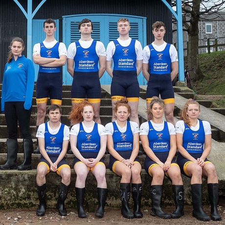 The University of Aberdeen team for this year's Aberdeen Standard Investments Boat Race