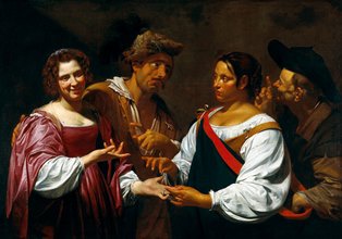 The Fortune Teller by Vouet