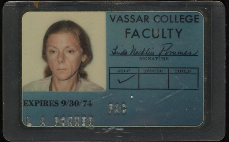 Vassar College Identification Card, 1974, Archives of American Art, Linda Nochlin papers