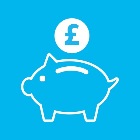 Piggy Bank Blue Logo