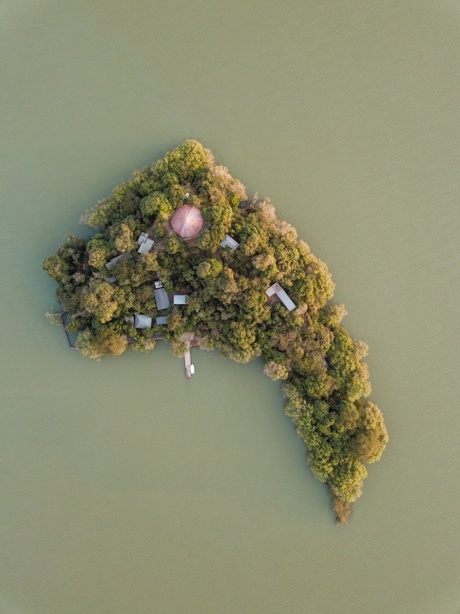 an island