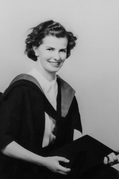 Dr Farquharson's graduation photo