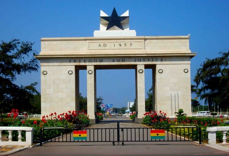 Photo of The Black Star Gate in Accra, Ghana