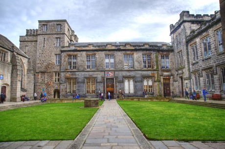 View of the exterior of King's Conference Centre from the quad in front of the entrance