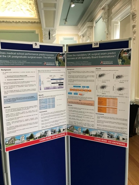 Jen's and Duncan's Posters at ICOSET 2019