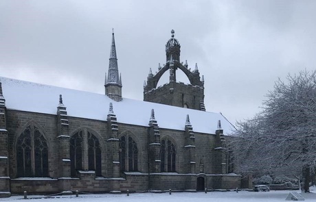 King's College Chapel in the Snow