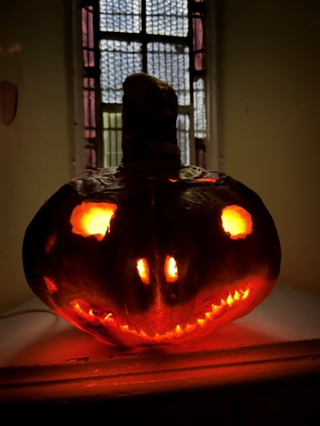 Neepie lantern by Gareth Dunnett (winner of 2023 competition)