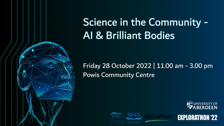 Awesome AI and Brilliant Bodies Event. 28 October 2022 at Powis Community Centre 10am to 3pm