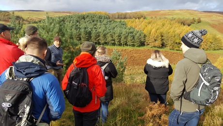 Students visit Glensaugh Farm