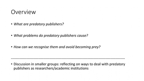 Predatory Publishers