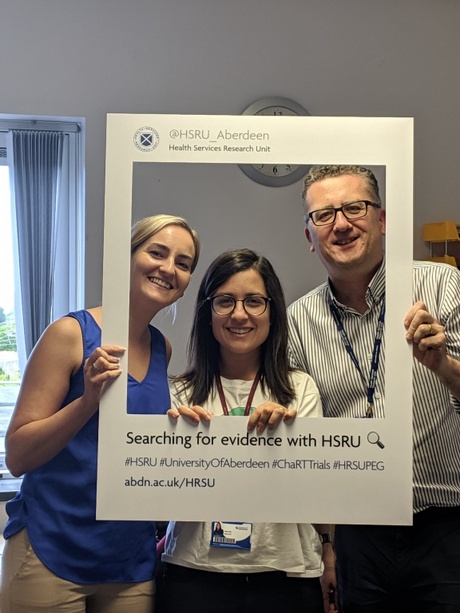 Ivana Goluza, Beatriz Goulao and Prof Craig Ramsay