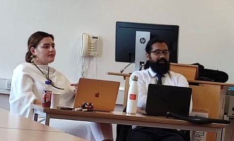 Magdalena Zabrocka and Shahab Saqib on panel