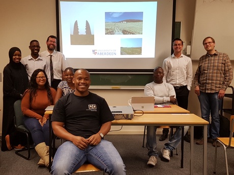 A picture from a seminar at the University of Cape Town. Photo credit, Hanri Mostert