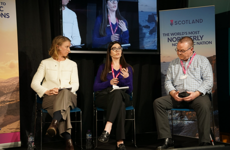 Dr Shapovalova at the Arctic Frontiers Abroad conference