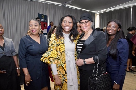 Dr Onyoja Momoh photographed alongside Supreme Court Justice Amina Augie CON