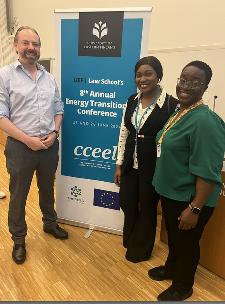 Thomas Muinzer, Tomi Akanle-ibukun, and Soibi Bob-Manuel at the University of Eastern Finland