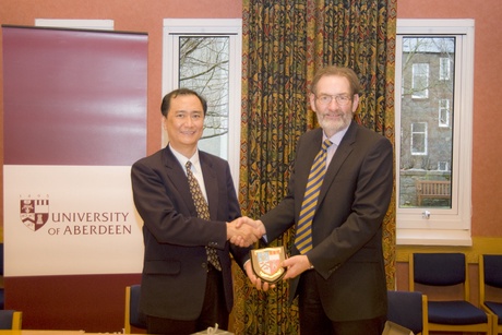 Professor CHAN of NUS and Professor Ian Diamond