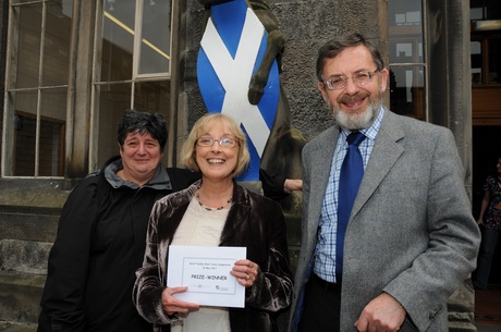 Sheena Blackhall, Linda Smith and Dr Ian Russell