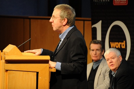 Alan Spence, William McIlvanney and Bernard MacLaverty in a reprisal of the very first Word event