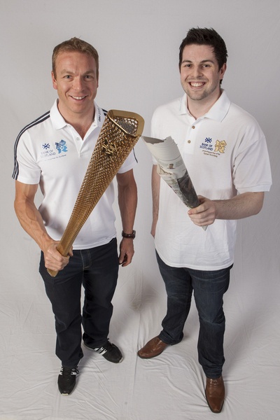 Ryan Whelan with Sir Chris Hoy