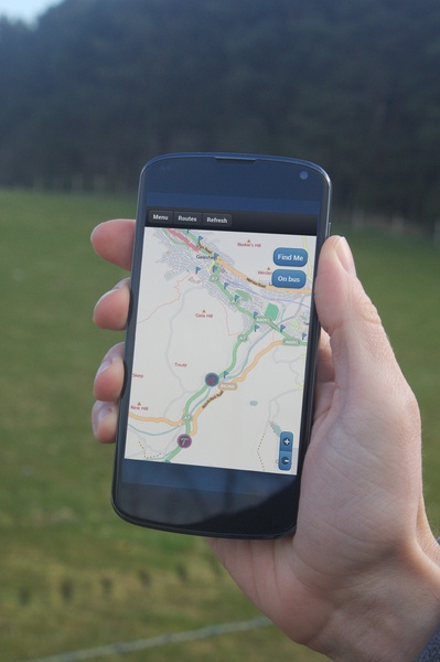 The app developed by dot.rural aims to reduce disruption caused by travel delays