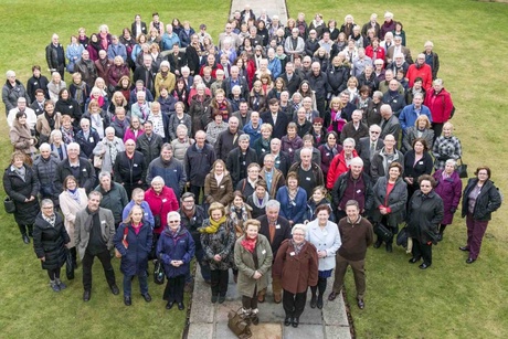 An aerial photograph of the Children of the 1950s Aberdeen Birth Cohort