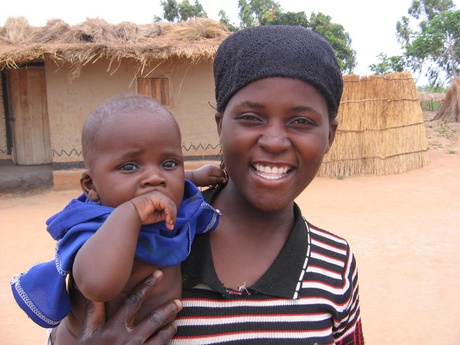 A young Malawian mother with her young son in Mzimba District. © 2008 Lisa Basalla, Courtsey of Photoshare.