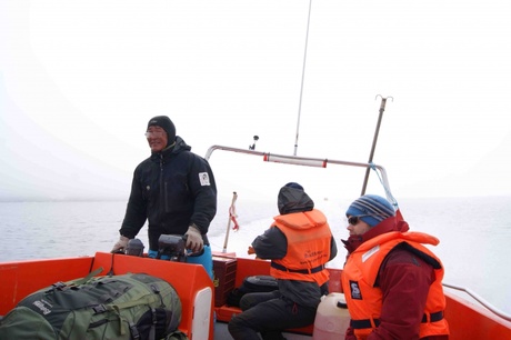 University of Aberdeen team have recovered samples from the bottom of a Greenland lake