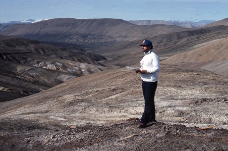 Dr Randell Stephenson on Ellesmere Island