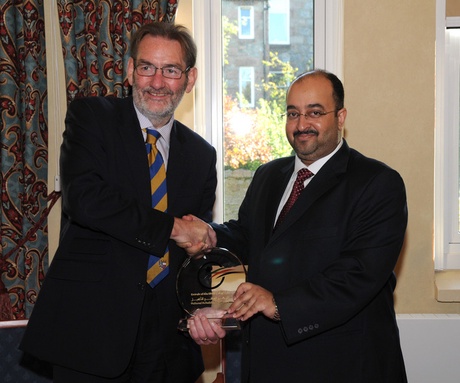 Professor Ian Diamond and Dr Hamad Al Ghaferi